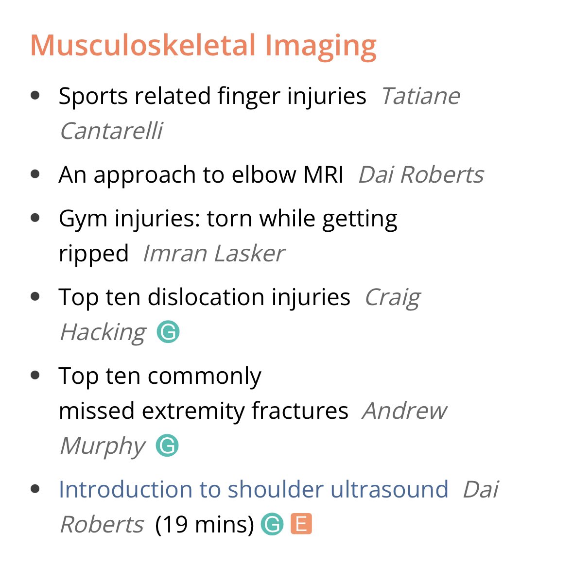 Can’t wait to attend the #Radiopaedia2023 MSK sessions