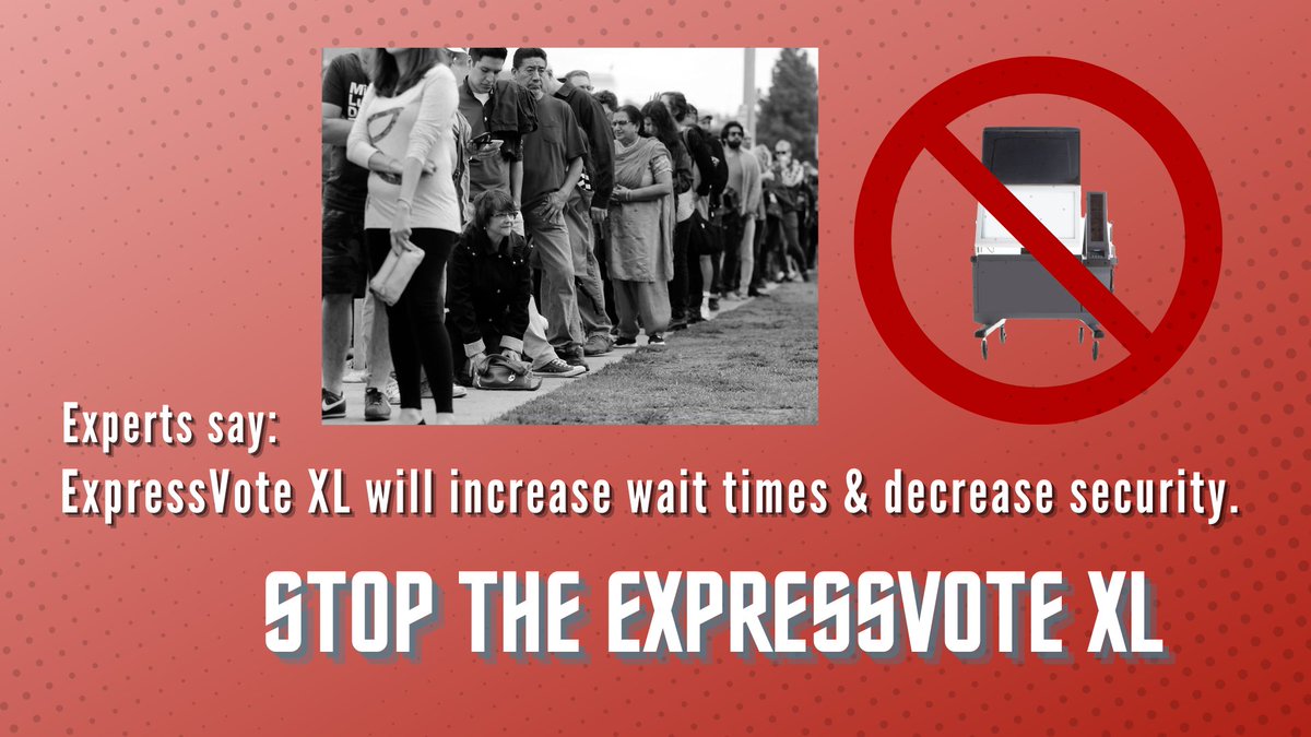 #NY #elections are at risk. A new  voting machine called the #ExpressVoteXL is seeking approval. Experts call it a 'bad' voting machine that could increase wait time while decreasing security. Plz send a quick email to stop it. Takes 2 mins. tinyurl.com/StopExpressVot… #voting