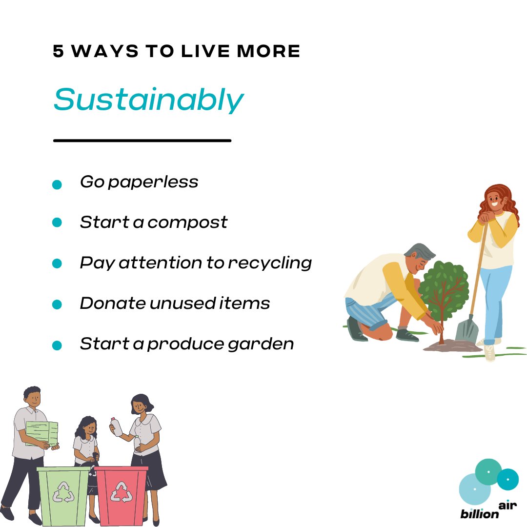 In today's world, it's more important than ever to adopt sustainable practices and make a positive impact on the #environment. By incorporating simple changes into our daily lives, we can contribute towards a greener and more sustainable future.

#sustainability #eco #billionair