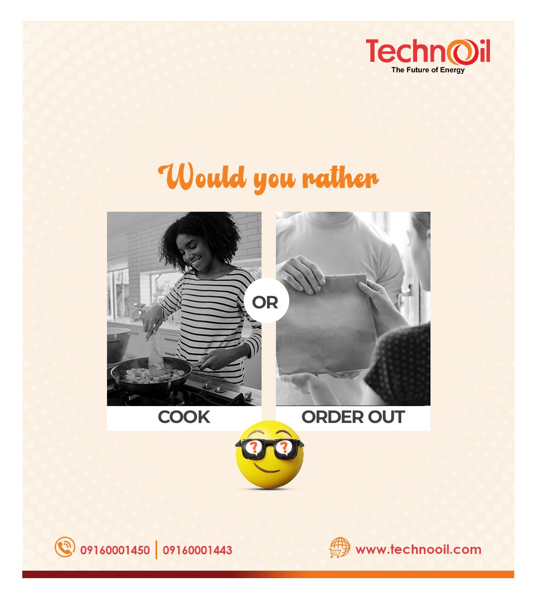 Techno_Oil's tweet photo. Which would you pick, cook what you want to eat or order what you want to eat?
#TechnoOil #Cooking #Cook #CookOut #EatOut #OrderFood #Meal #HomeFood #HomeMeal #OrderingFood #BuyFood https://t.co/lXq98dAKxo