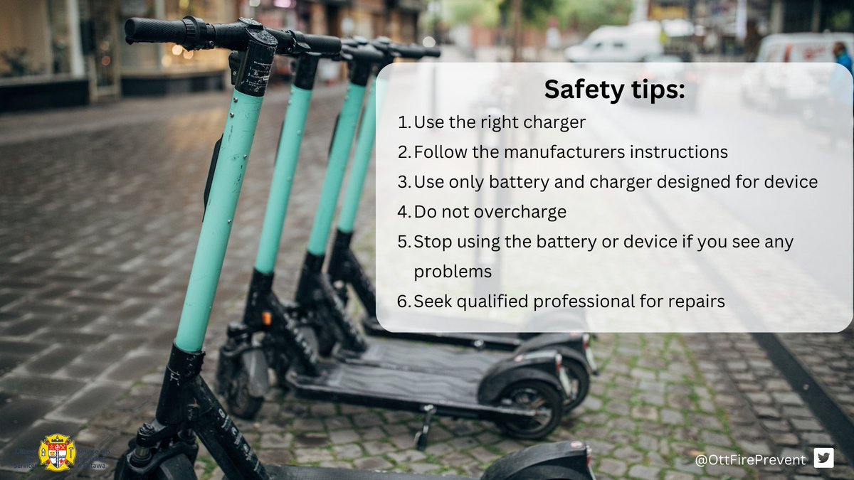 Batteries can be damaged by dropping them or crashing e-bikes or e-scooters. If the battery is damaged, it can overheat and catch fire without warning.
Check your battery regularly. If you suspect it is damaged it should be replaced! #SimpleActionsCanSaveLives