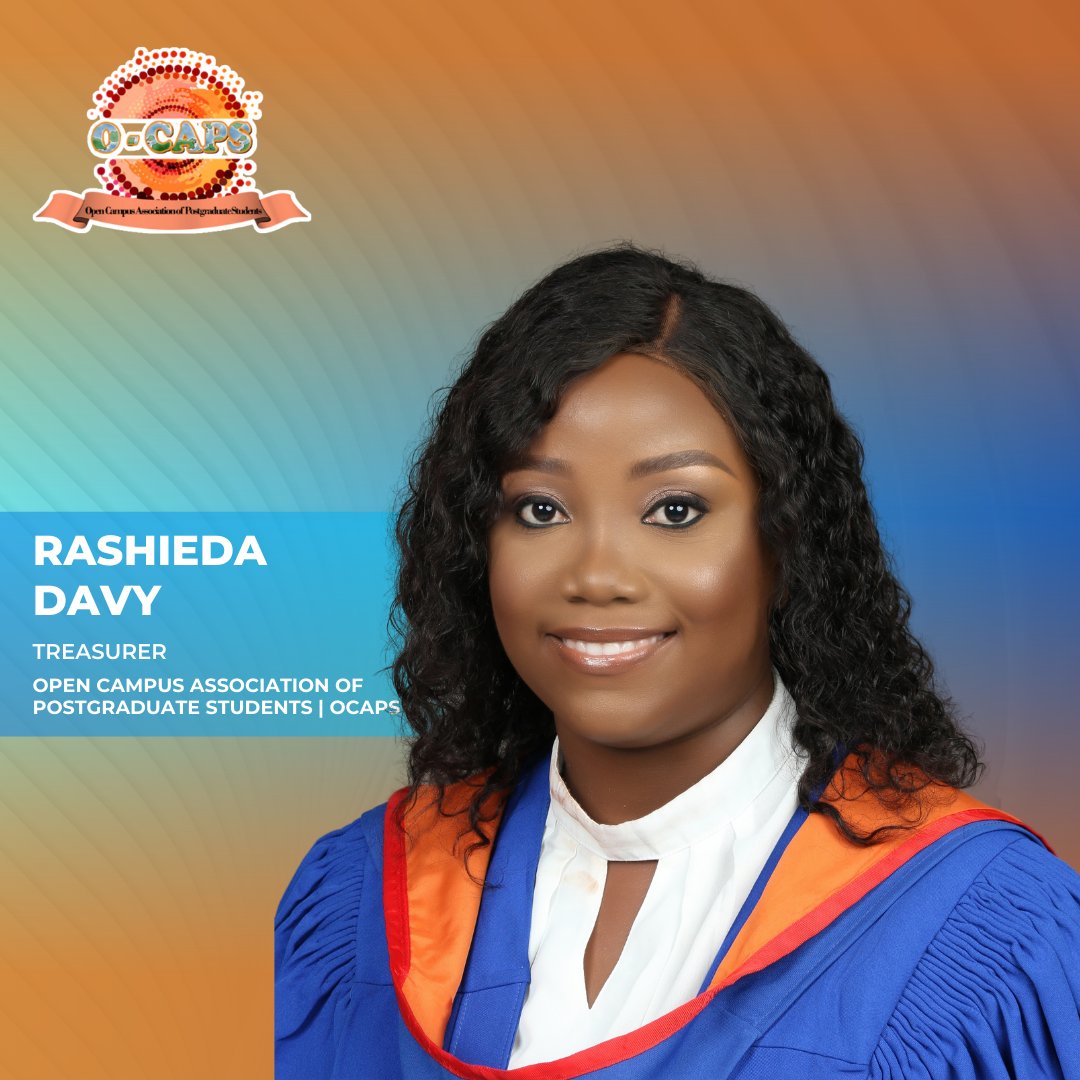 uwigcaps's tweet photo. 𝐌𝐞𝐞𝐭 𝐎𝐮𝐫 𝐓𝐫𝐞𝐚𝐬𝐮𝐫𝐞𝐫, 𝐌𝐬 𝐑𝐚𝐬𝐡𝐢𝐞𝐝𝐚 𝐃𝐚𝐯𝐲
#UWI #UWIOC #OCAPS #UWIOCAPS #PostgraduateStudentExperience #PostgraduateStudentAdvocacy #PostgraduateStudentSuppport #ReadyToServe #StudentsServingStudents https://t.co/qM61CPziE4