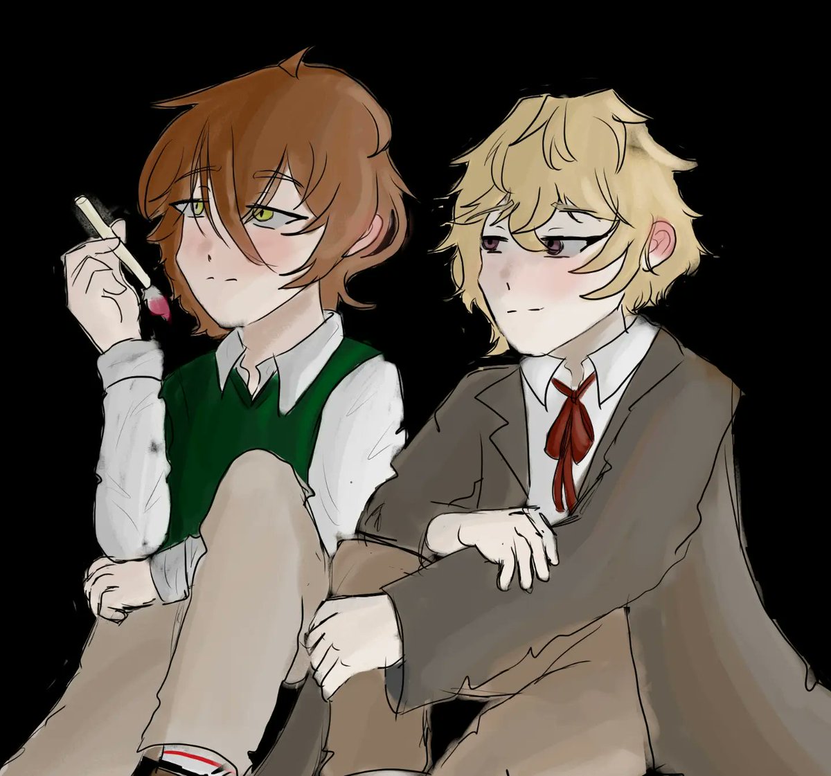 gumywhormz's tweet image. [spoilers]
just a servant and his master... under a pretty willow :] 
#deepinside