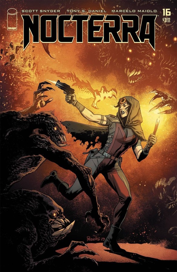 Scott Snyder (@ssnyder1835) on Twitter photo Its all led up to THIS! FOC for Nocterra #16 is TODAY, so now's your last call to place your pre-orders at your local comic shop!
This issue is the culmination of everything we've done up to this point in the series. Check out the covers from <a href="/TonyDanielx2/">Tony Daniel</a> & <a href="/YanickPaquette/">Yanick Paquette</a>! Its all led up to THIS! FOC for Nocterra #16 is TODAY, so now's your last call to place your pre-orders at your local comic shop!
This issue is the culmination of everything we've done up to this point in the series. Check out the covers from <a href="/TonyDanielx2/">Tony Daniel</a> & <a href="/YanickPaquette/">Yanick Paquette</a>!