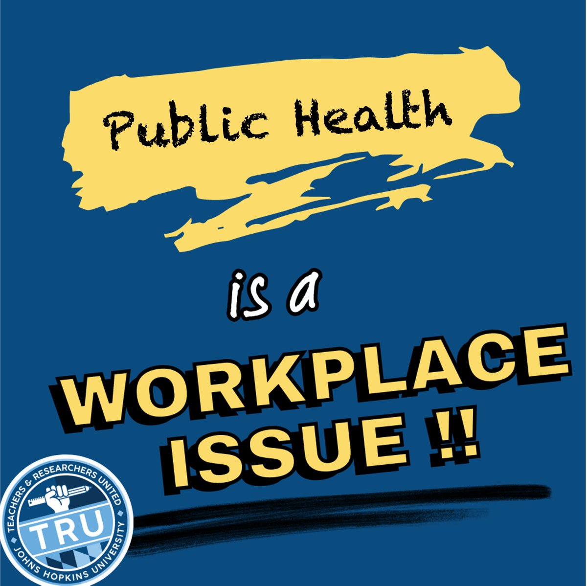 <a href="/JohnsHopkins/">Johns Hopkins University</a> says that termination, discrimination, sexual assault, and health and safety don't deserve protections in a contract. We demand better and are willing to fight for our workplace rights. #NotSafeatJHU #MyRightsMyContract #JohnsHopkins