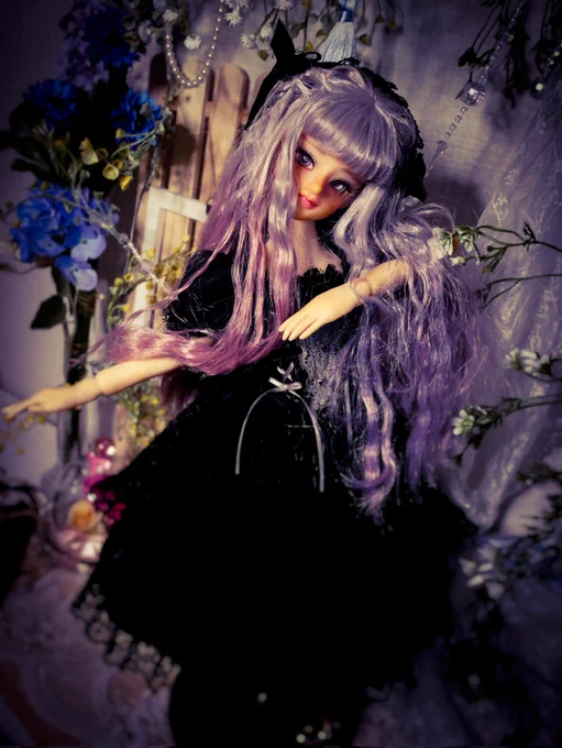 暗闇の中で踊 #創作人形  #うちのこかわいい 