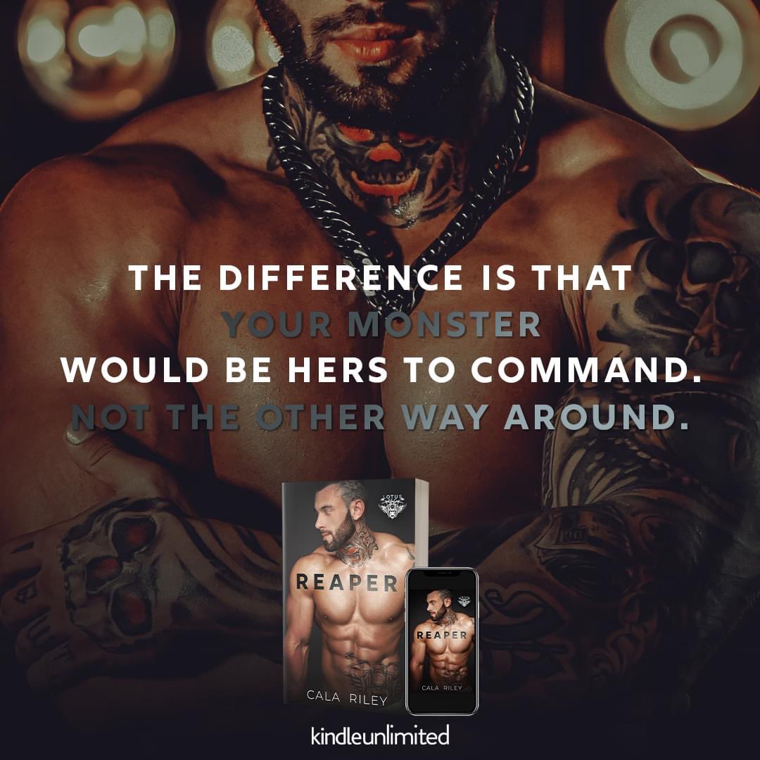 🚨NEW SERIES ALERT!🚨
@author.cala.riley are kicking off an entire new universe.
Reaper, book one in the Lotus MC series releases August, 24th.
Preorder: geni.us/DsnUyB
#Lotusmc #calariley #preorder
#DarkRomance  #AlphaHero
#ForcedProximity #TragicPast #bookblogger