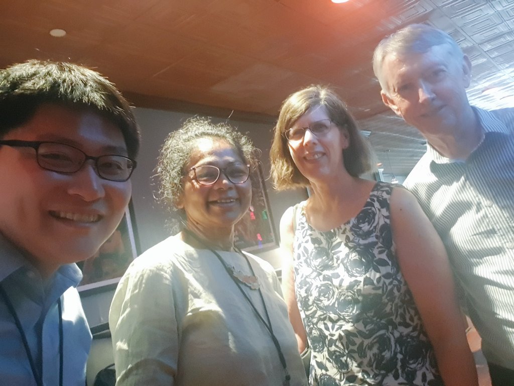 NazmunRatna's tweet photo. Attending #AAEA2023! Spending time with #AARES and #NZARES clan.  Finally had the courage to talk to  #AAEAFellow2023 @dpannell66 😁 https://t.co/LUXF2hNDah