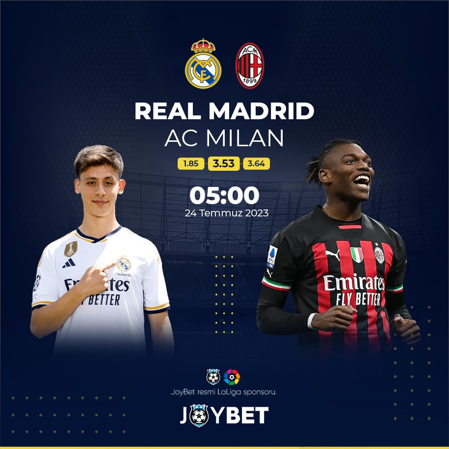 JoyProResmii's tweet photo. JOYBET Güncel Giriş Adresi: https://t.co/uygrAXIE2x

Günün Karşılaşmaları

#GreutherFürth - #Liverpool
#RealMadrid - #Milan

#JOYBETPRO ' da Bahis Çeşitliliği Bitmez !
#Joybet İle Popüler Bahislere Oyna, Kazanma Şansını Katla! https://t.co/Gbedj770aB