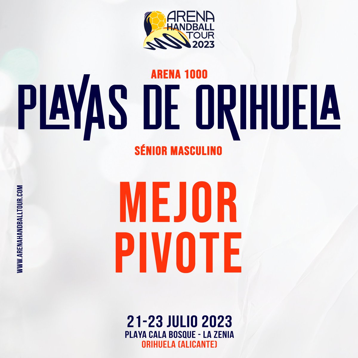 ✨ ¡Vota por la 𝙈𝙚𝙟𝙤𝙧 𝙋𝙞𝙫𝙤𝙩𝙚 en el #Arena1000 Playas de Orihuela!

♻️ RT: Antoine Miranda (<a href="/MaravillasBm/">BM Maravillas Benalmádena</a>)
❤️ Me Gusta: Jorge Salado (<a href="/cbmpciudemalaga/">Fundación Fomento Deporte CBMP Ciudad de Málaga</a>)

#BalonmanoPlaya #ArenaHandballTour <a href="/AytoOrihuela/">AytoOrihuela</a> <a href="/dxtsorihuela/">Deportes Orihuela</a> <a href="/dipuAlicante/">Diputación de Alicante</a>
