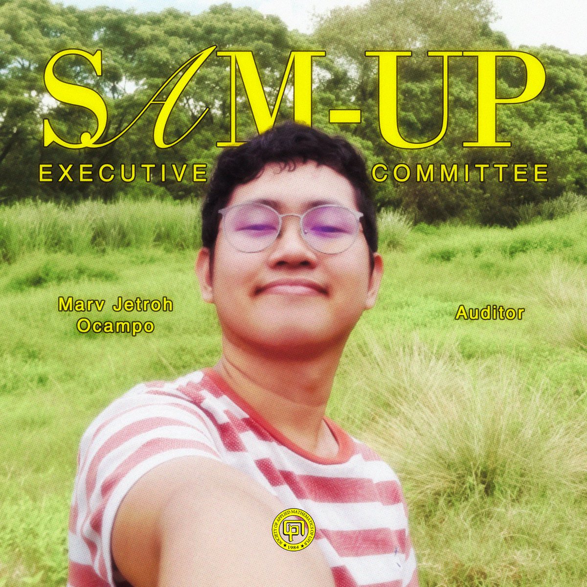SAMUP_Official's tweet photo. Treasurer: Joan Flor Cantilan
Auditor: Marv Jetroh Ocampo
Public Relations Officer: Ben Lennard Ces
#Execom
#TatakSAMUP https://t.co/uTEfTElBPz