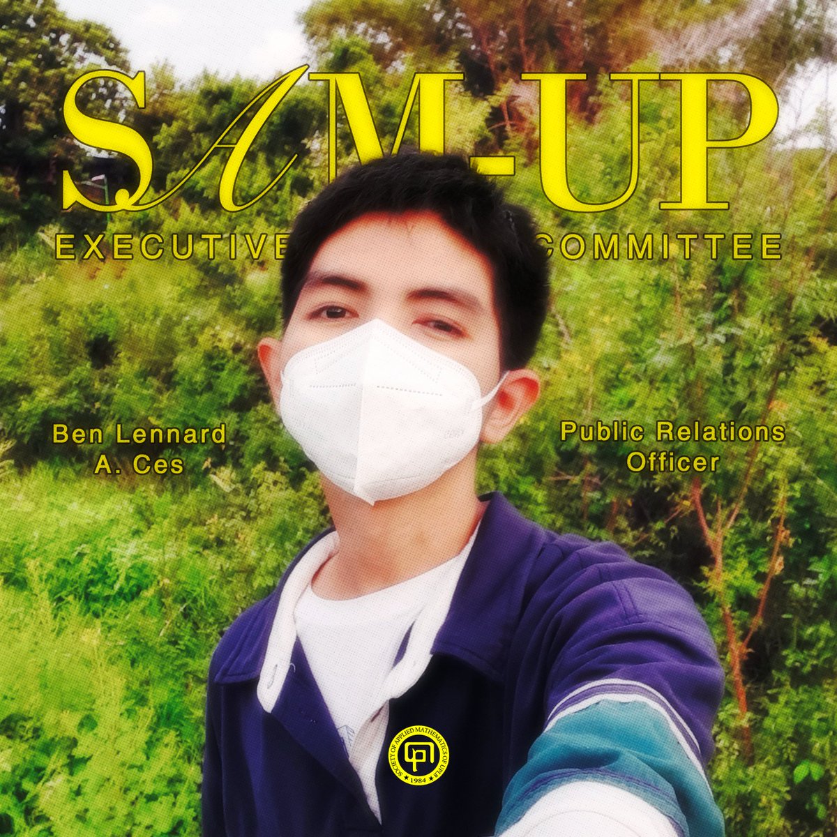 SAMUP_Official's tweet photo. Treasurer: Joan Flor Cantilan
Auditor: Marv Jetroh Ocampo
Public Relations Officer: Ben Lennard Ces
#Execom
#TatakSAMUP https://t.co/uTEfTElBPz