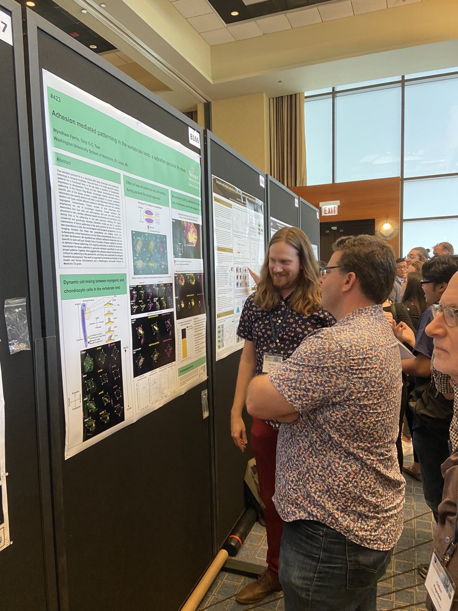 tonytsai00's tweet image. One of the great joy as a PI is seeing the excitement of your students as they present their works. Thanks to @SocDevBio #2023SDB for providing such a platform, and all who came, listened, and provided feedback to our works. We had a blast and loved the community!