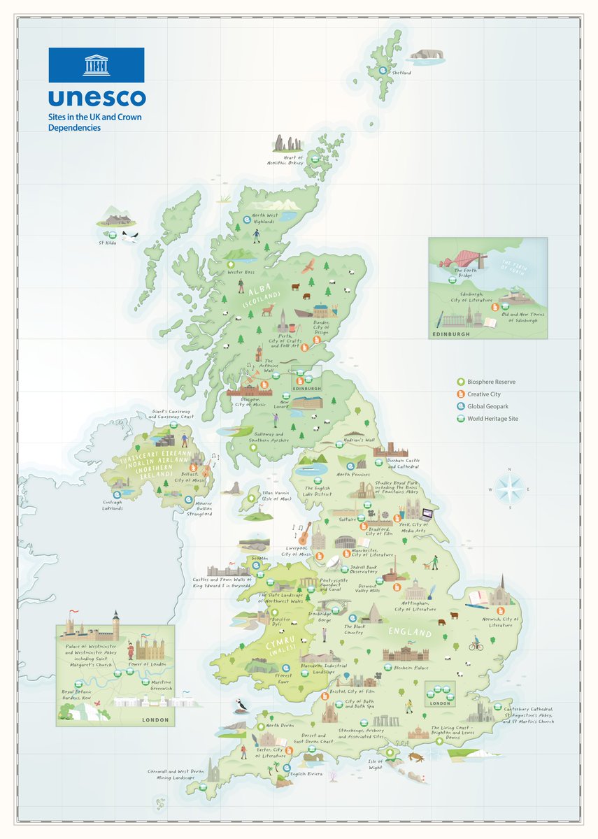UKAmbUNESCO's tweet image. It’s live! 🎉Wonderful to celebrate the launch of the new 'Discover the 🇬🇧's UNESCO Sites' map

The map brings together our 58 @UNESCO sites, celebrating our heritage, communities, values &amp;amp; hopes for a shared future

Check it out 👇 #SeeThingsDifferently

unesco.org.uk/our-sites