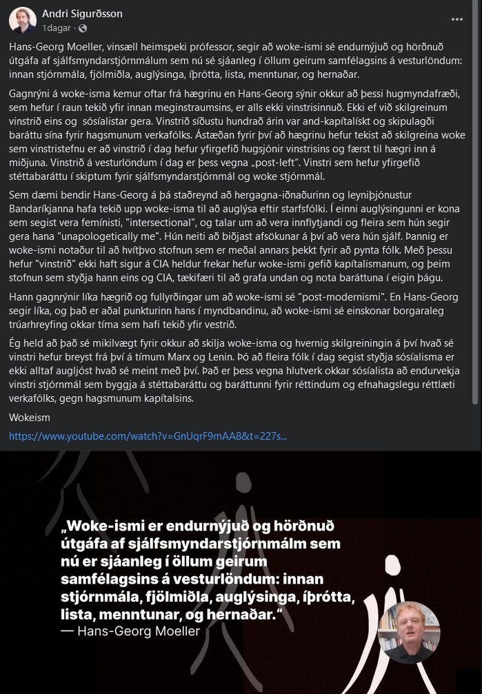 Iconic duo. Röfla um hluti sem er "woke" og að vera hvítur kjarnorkufjölskyldu drengur.