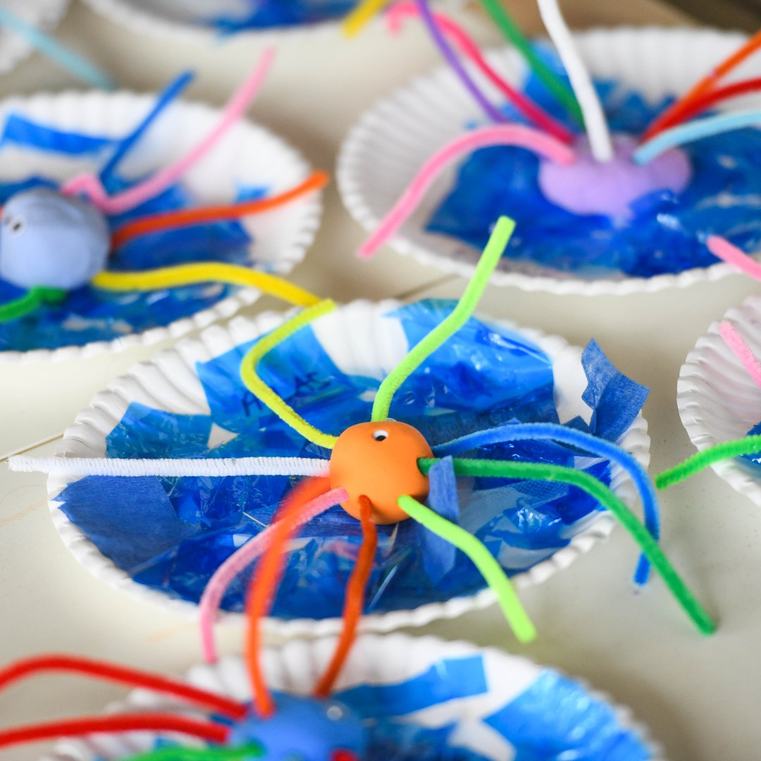 SSASummer's tweet image. East End Explorers Camp had an enchanting week of Epic Underwater Adventure while using the power of paint and arts and crafts! 🎨✨ Campers let their imaginations soar as they dove into a nautical world of fantastical wonders! #SSASummer