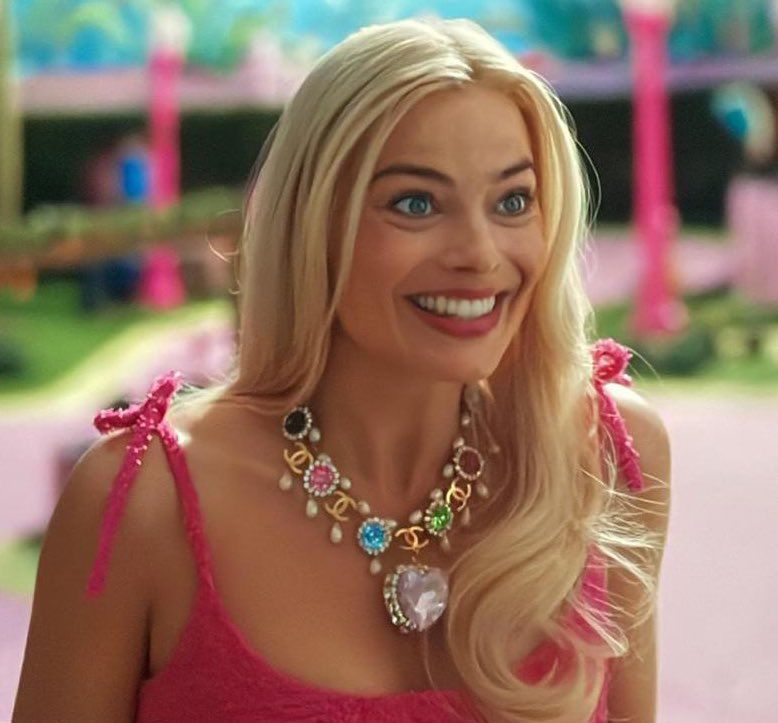 Margot Robbie Wore Claudia Schiffer's Vintage Chanel In 'Barbie