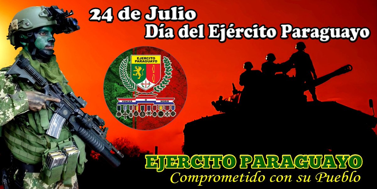 Ejercito_Pyo's tweet image. 24 de Julio, Día del Ejército Paraguayo y 196° aniversario del natalicio del Mariscal Francisco Solano López.