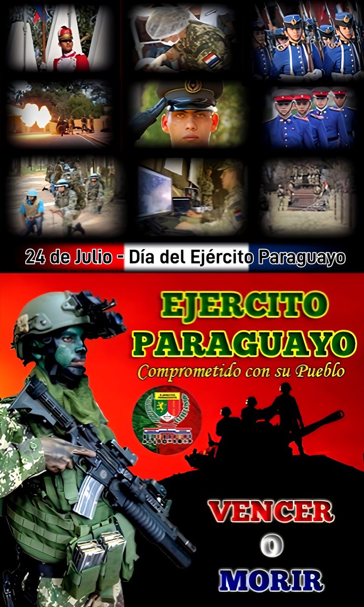 Ejercito_Pyo's tweet image. 24 de Julio, Día del Ejército Paraguayo y 196° aniversario del natalicio del Mariscal Francisco Solano López.