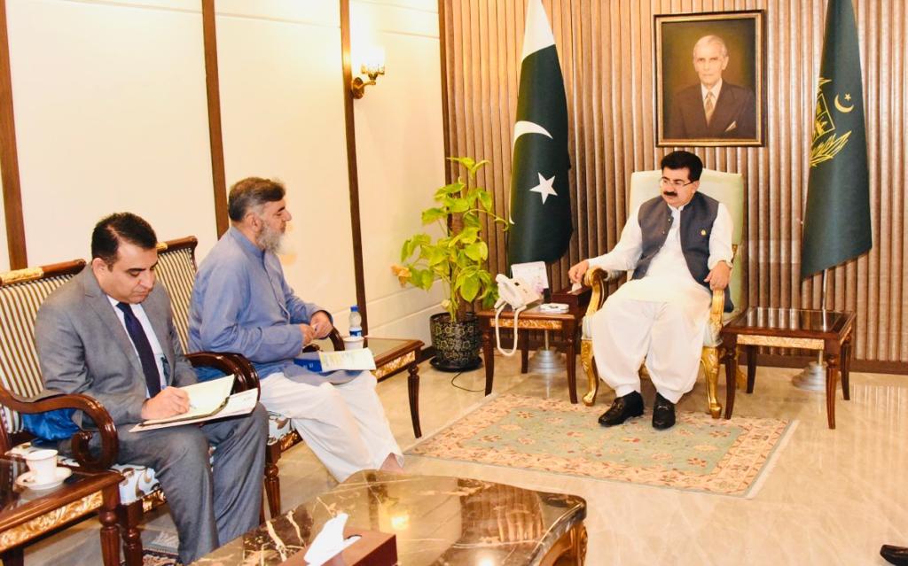 BRSP_Pakistan's tweet photo. A delegation from BRSP called upon the Honorable Muhammad Sadiq Sanjrani, The Chairman @OfficeSenate of Pakistan. CEO-BRSP @tahirrasheed92 highlighted BRSP's impactful contributions, positively transforming millions of lives in Balochistan… https://t.co/bJiwOL2IdJ