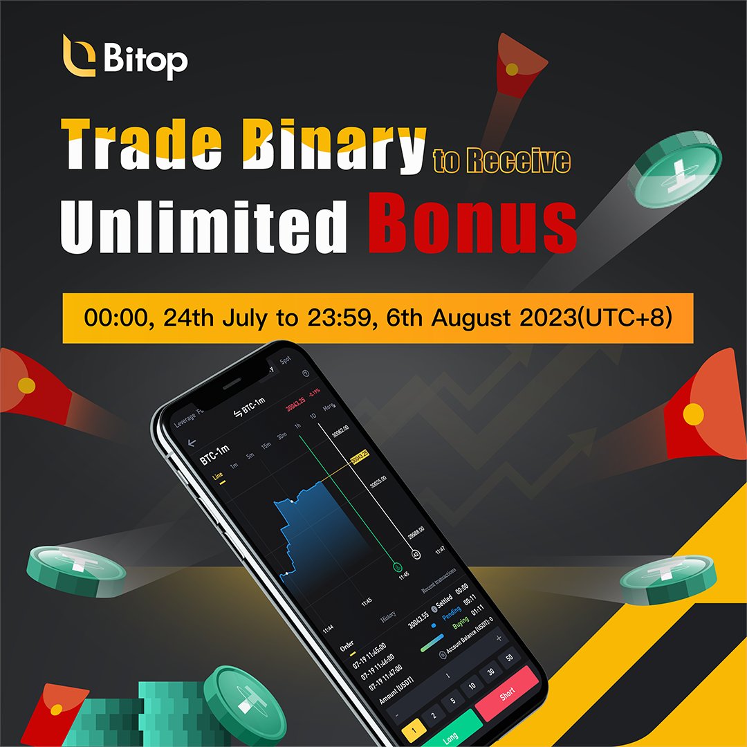 bitop_exchange's tweet image. 🚀 Trade Binary and Get Unlimited Bonus! 🎁
Exciting news! Now you can trade binary products on Bitop and enjoy unlimited bonus rewards! 🎉💰

#bitop #BinaryTrading #BonusRewards #UnlimitedOpportunity #TradeSmart #CryptocurrencyTrading #giveaway