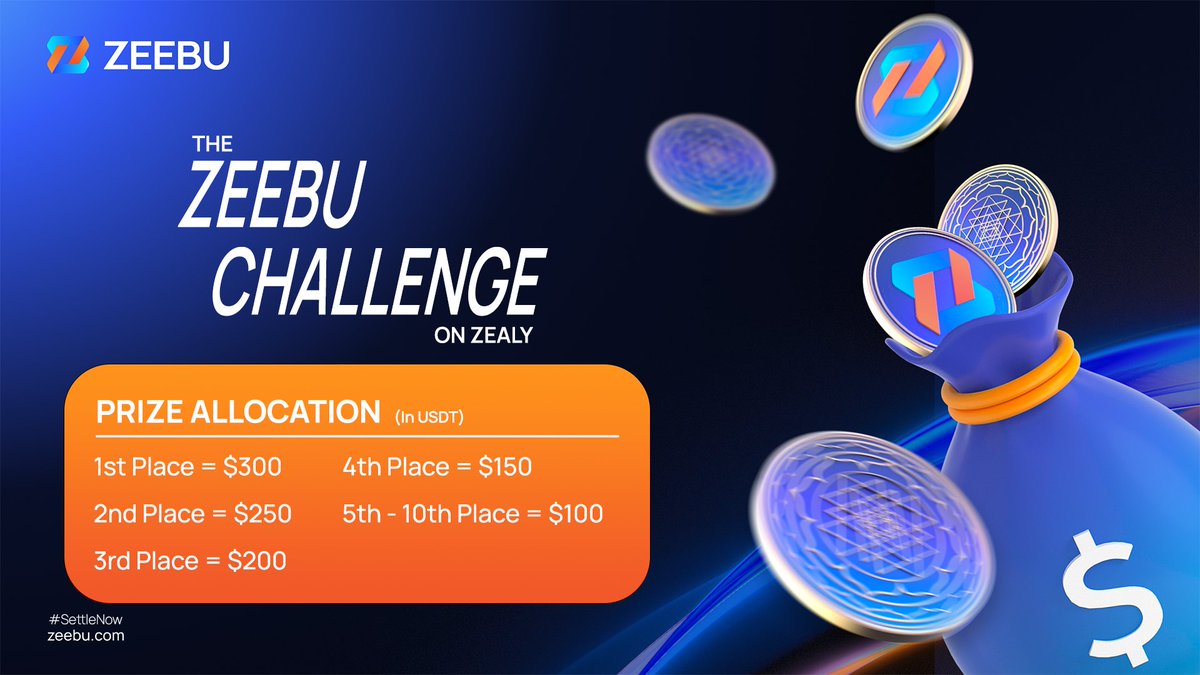 zeebuofficial's tweet photo. ZEALY PRIZE BREAKDOWN 💰

Every week, the top 10 participants on the leaderboard will #EarnRewards 🎁

$1,500 USDT will be split as follows:

🥇 1st - $300
🥈 2nd - $250
🥉 3rd - $200
👏 4th - $150
5th to 10th - $100 each

Don't miss out, join now 👇
https://t.co/1sPHNoriTD https://t.co/7icXcsCOc2