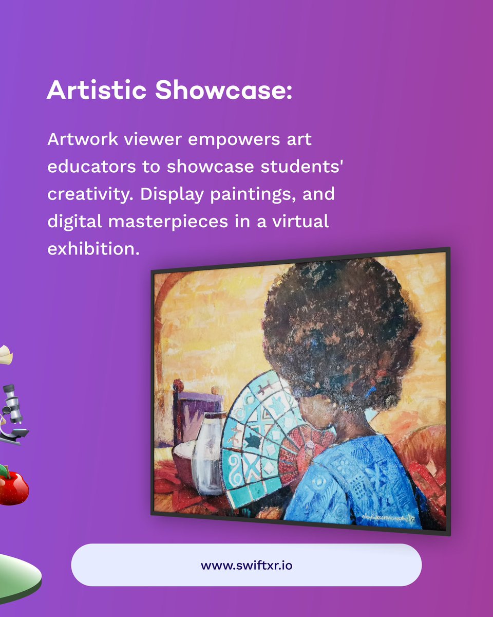 swiftxr_io's tweet image. Check out some of our features that are currently transforming the education sector.
Embrace the revolution and get started on swiftxr.io!
#imagetracking #facetracking #3d #artworks #education