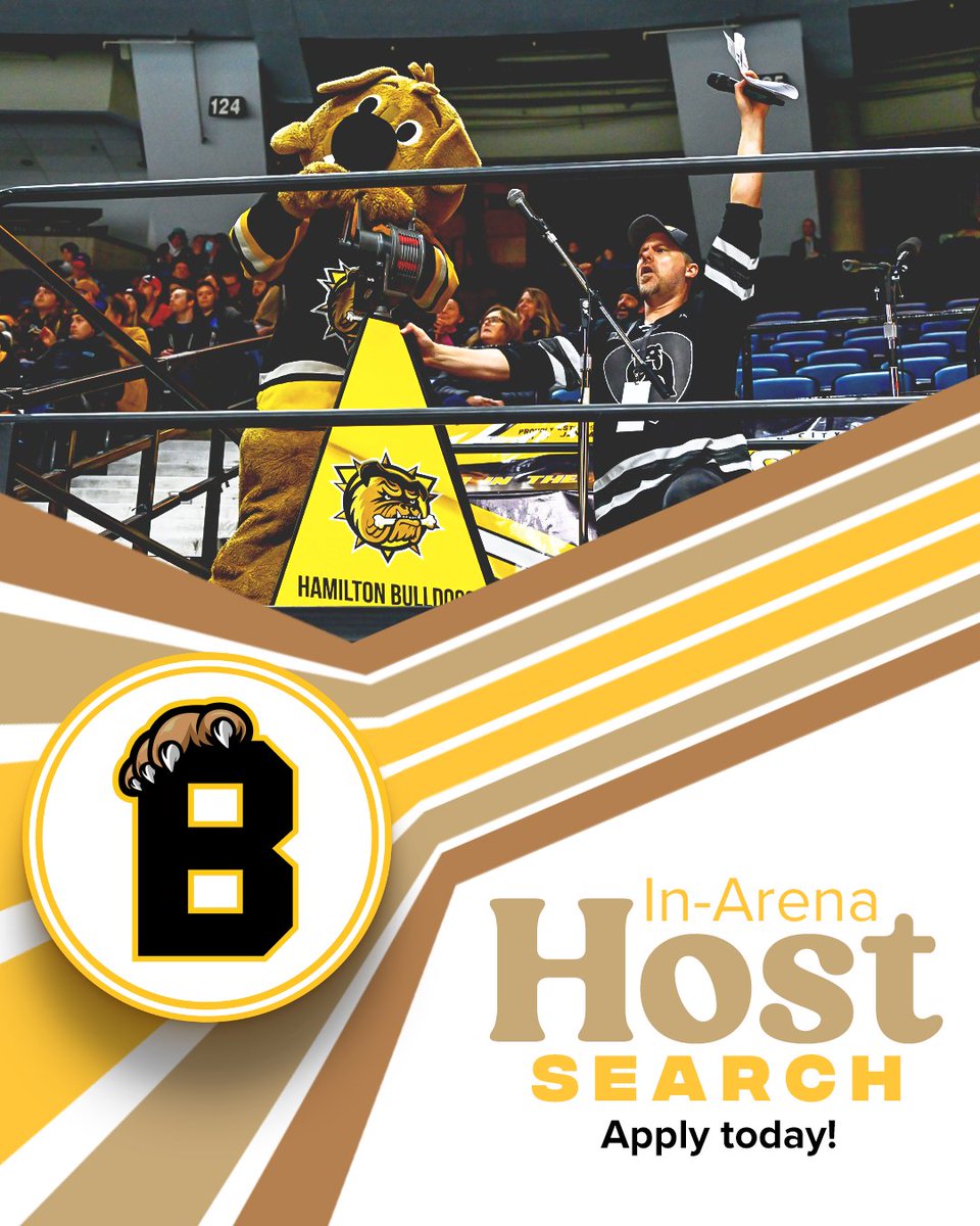 Have what it takes to be the next Bulldogs in-arena host? 📣

Submit an intro video by Aug 11th.

APPLY | bit.ly/44VxGDH