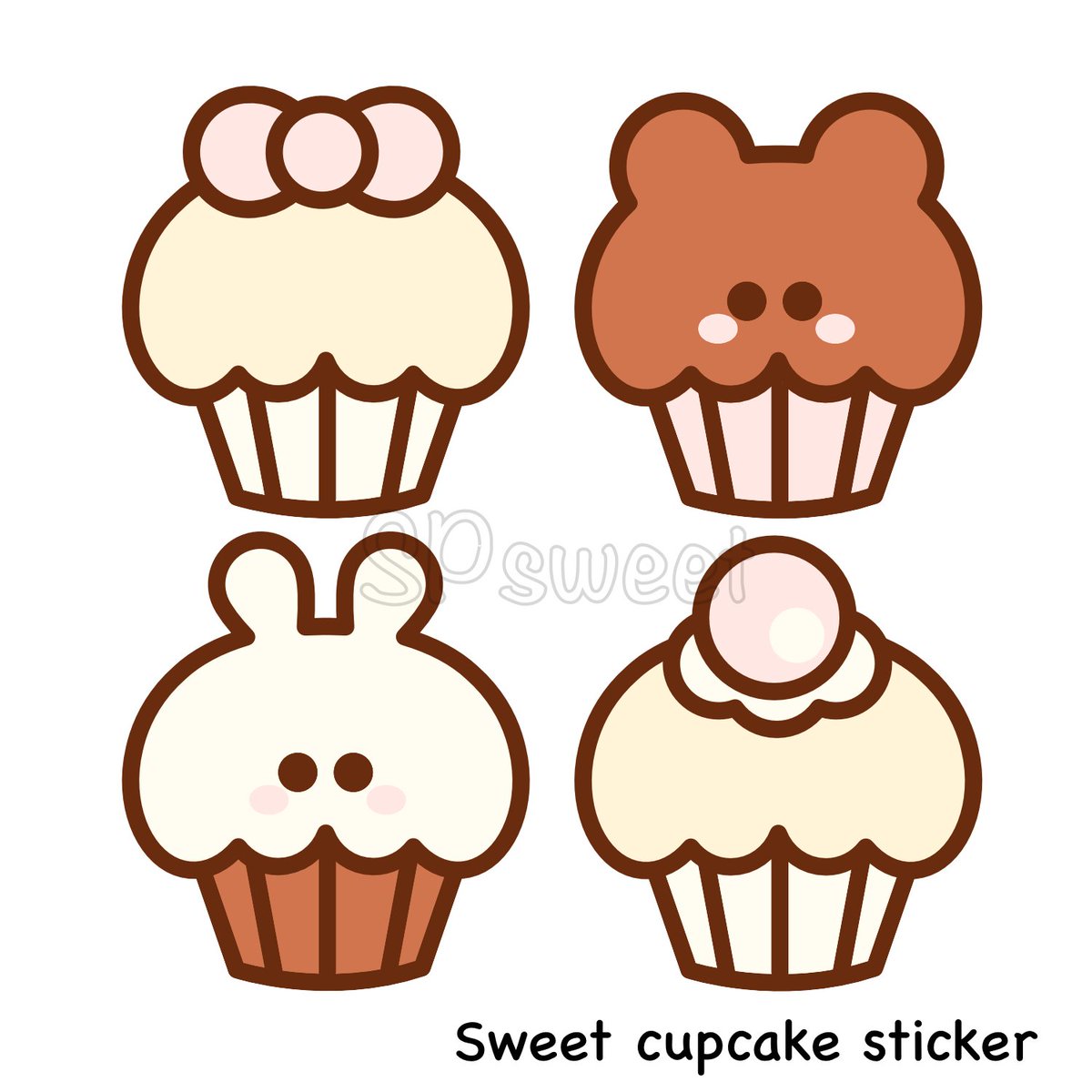 SP_Sweet102's tweet photo. Sweet Cupcake Sticker &amp; Mini Poster

https://t.co/UlCzYzVRU1

#cupcake #cake #bakery #sweet #sweets #desserts #chocolate #teddy #bunny #cherry #cute #lovely #cartoon #pastel #sticker #stickers #decorate #decoration #planner #scrapbook #notepad #memo #paper #stationery #craft https://t.co/3uFBw0lOIG