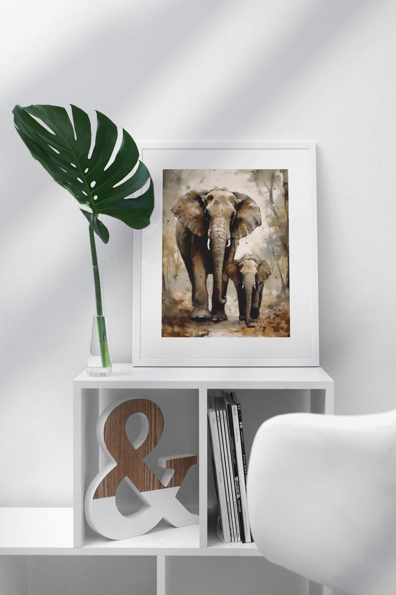 Excited to share the latest addition to my #etsy shop

A Stunning Image of an Elephant and Her Calf Walking down a Muddy Lane in a Dense Jungle

etsy.me/3O3YNpl 

#naturescape #animalscape #natureartdecor #motherandbabyelephant #elephantartprint