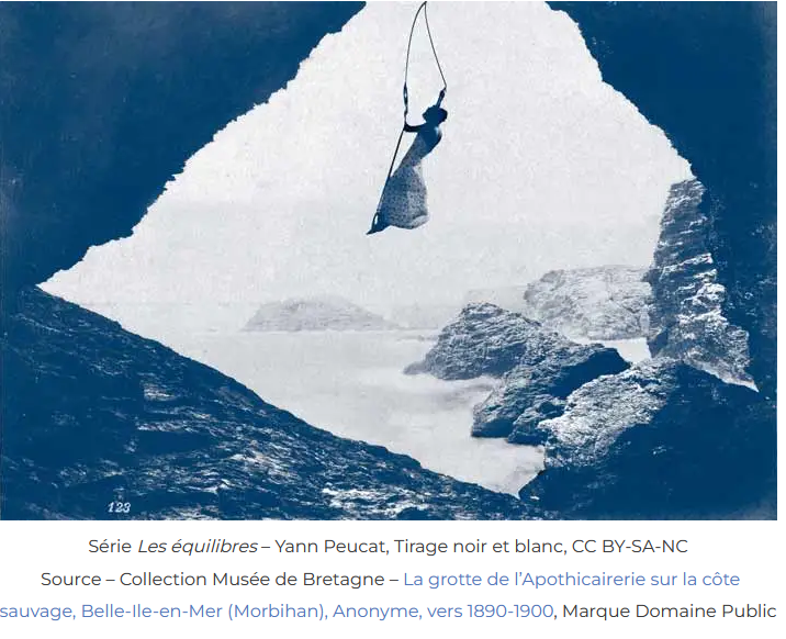museedebretagne's tweet photo. 📝Blog [ Équilibre – partie 3 ]
Et si, ça ne tenait qu’à un fil …

Que vous inspirent les photographies trafiquées de Yann Peucat ? Direction Belle-île-en-mer pour cet atelier écriture organisé à @Maison_livre 
▶https://t.co/gB4J3mgsrl https://t.co/G1niKqdoUB
