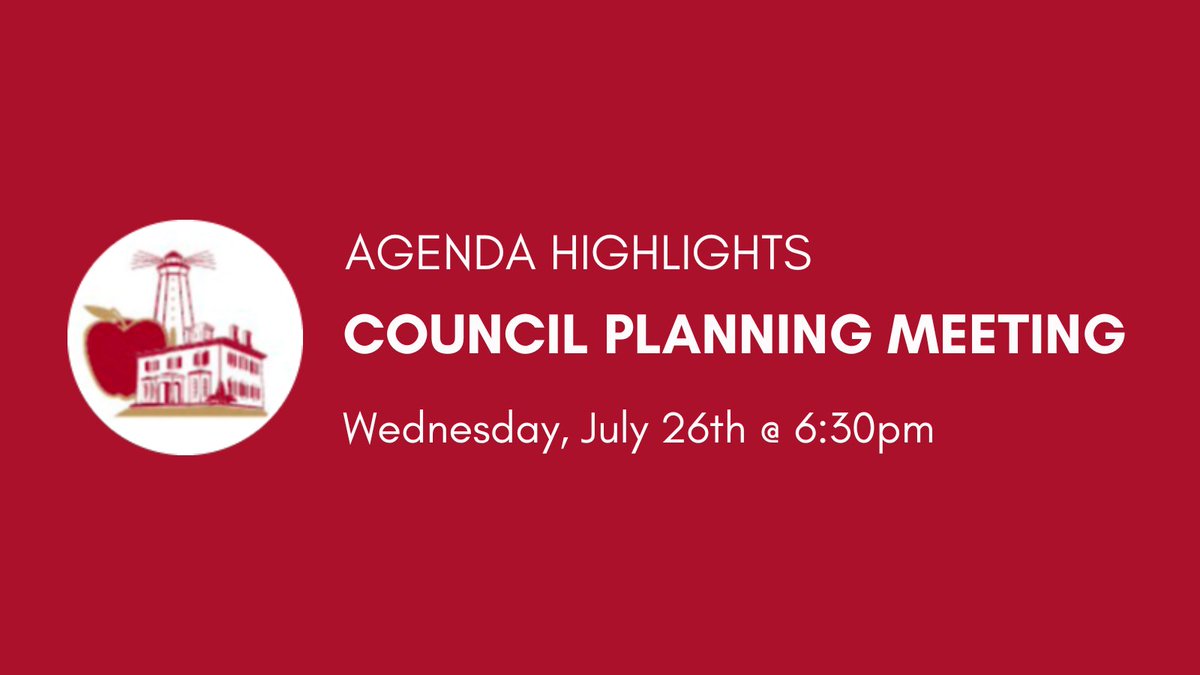 AGENDA HIGHLIGHTS 📋

➡️ Statutory Public Meeting
➡️ 3 Planning &amp; Development Reports
➡️ 9 By-Laws

Read the full agenda here 👉 bit.ly/brightonagenda

📍 Attend in person at 35 Alice Street or
💻 stream online here: bit.ly/brightonlive

#BrightonON