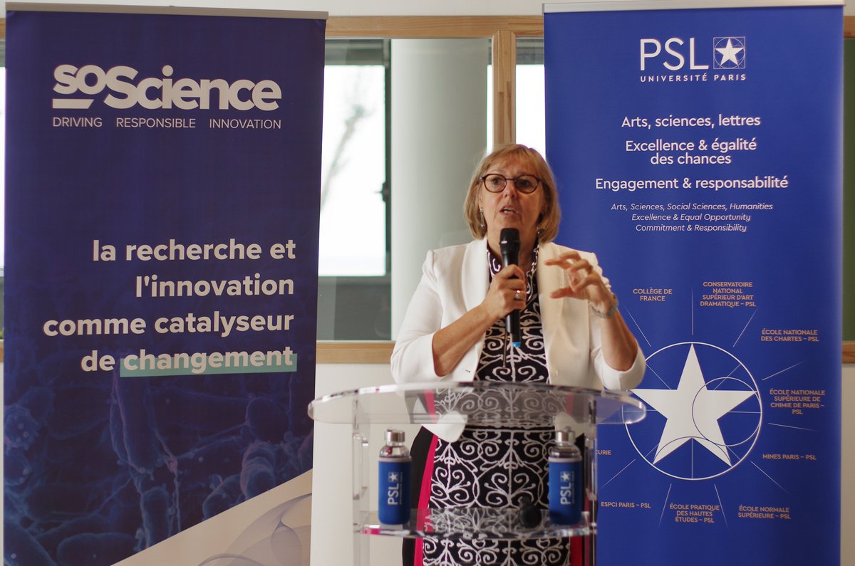 💧#Innovation #PSL & @SoScienceTweet ont dévoilé aujourd'hui en présence de @sretailleau, ministre @sup_recherche, les 3 projets lauréats du programme #TheFutureof Urban Waters, qui proposent de répondre aux enjeux de l’eau en environnement urbain. Infos 👉bit.ly/3O1ODWt