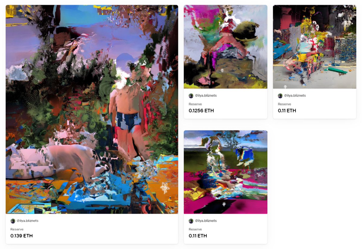 My new series on the Foundation 

I don't want to invent anything superfluous, everything I'm working on is the same continuation of me, all my works are unique, that's all, perhaps. I am already glad that there are collectors who support my experiments on Tezos 🤍🙏🏻

🔗