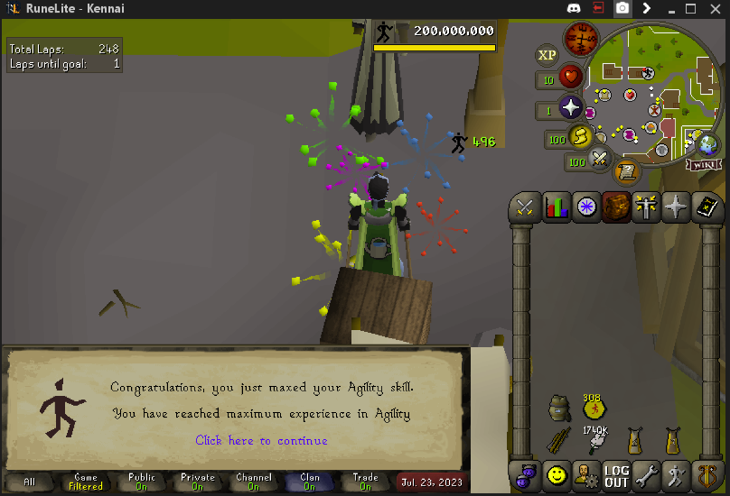 Kennai_OSRS's tweet photo. Took longer than it should've but oh well, #7 

200m Agility https://t.co/SIrzIOyG6R