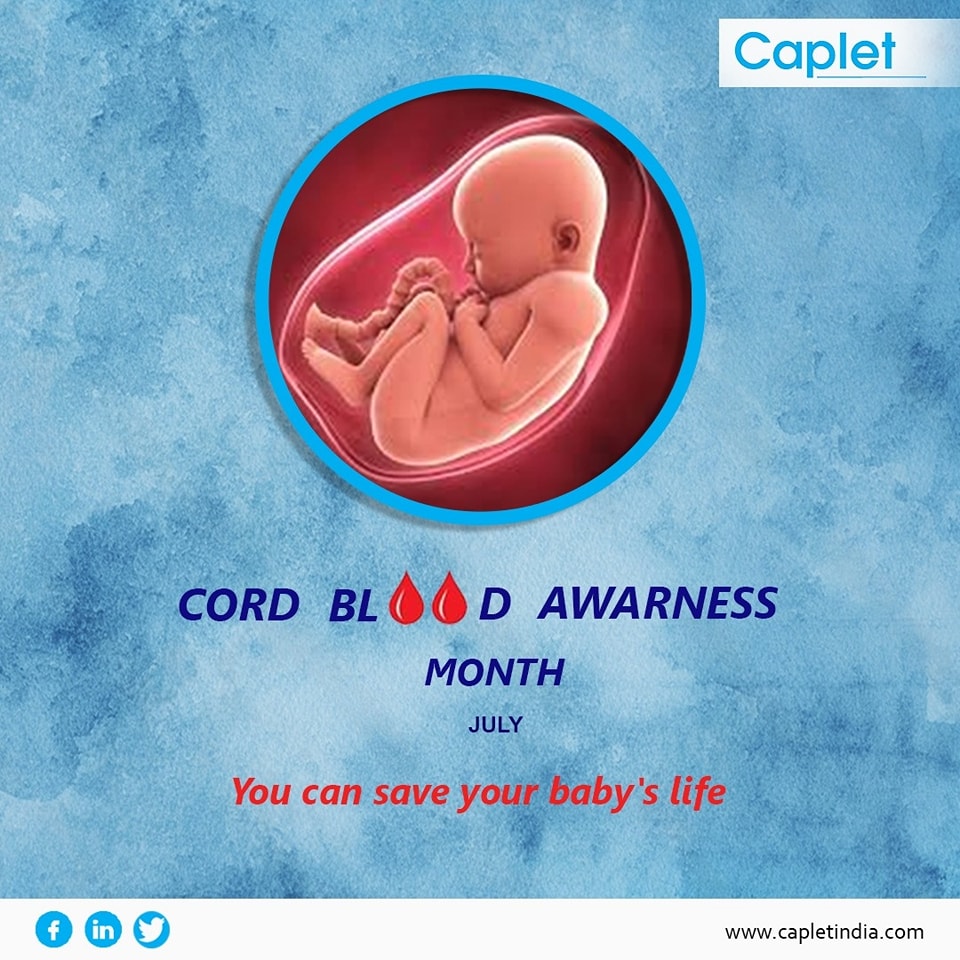 CapletIndia's tweet image. Preserve the Future: Cord blood stem cells have the unique ability to regenerate and repair damaged tissues, making them a vital asset in medical treatments.
#CordBloodAwarenessMonth #preservethefuture #stemcells #lifesaver #healthmatters
#caplet #CordBloodAwareness