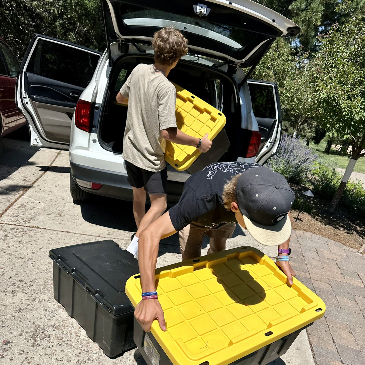 Small acts with big hearts is HFTF’s motto. And Elijah &amp; Joey took it to heart in leading a clothing drive for our kids—with BIG results! Today a visiting team was able to deliver nearly 30 bags and bins of much-needed supplies to HFTF in Ethiopia! #orphancare #adoption #Ethiopia