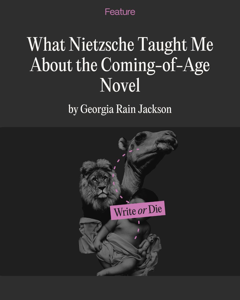Write or Die Magazine (@writeordiemag) on Twitter photo "What could Nietzsche, famed misogynist, rumored incel, and brother of an antisemite, possibly teach me about craft?"
new feature by <a href="/Georgia_Jackson/">G.R.J. ⚖️🍒</a> 🦁
chillsubs.com/writeordie/fea… "What could Nietzsche, famed misogynist, rumored incel, and brother of an antisemite, possibly teach me about craft?"
new feature by <a href="/Georgia_Jackson/">G.R.J. ⚖️🍒</a> 🦁
chillsubs.com/writeordie/fea…