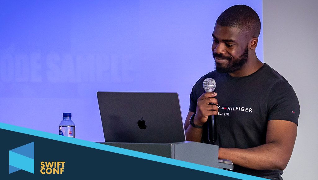 SwiftConf's tweet image. 🔙 Remembering the enlightening talk from last year&apos;s #SwiftConf by @tundsdev - &quot;I love Swift concurrency&quot;! 🎤🚀 Refresh your knowledge on this powerful feature, its problem-solving abilities, and practical examples to enhance your coding skills. 
👉youtu.be/d9F82xiLTv8