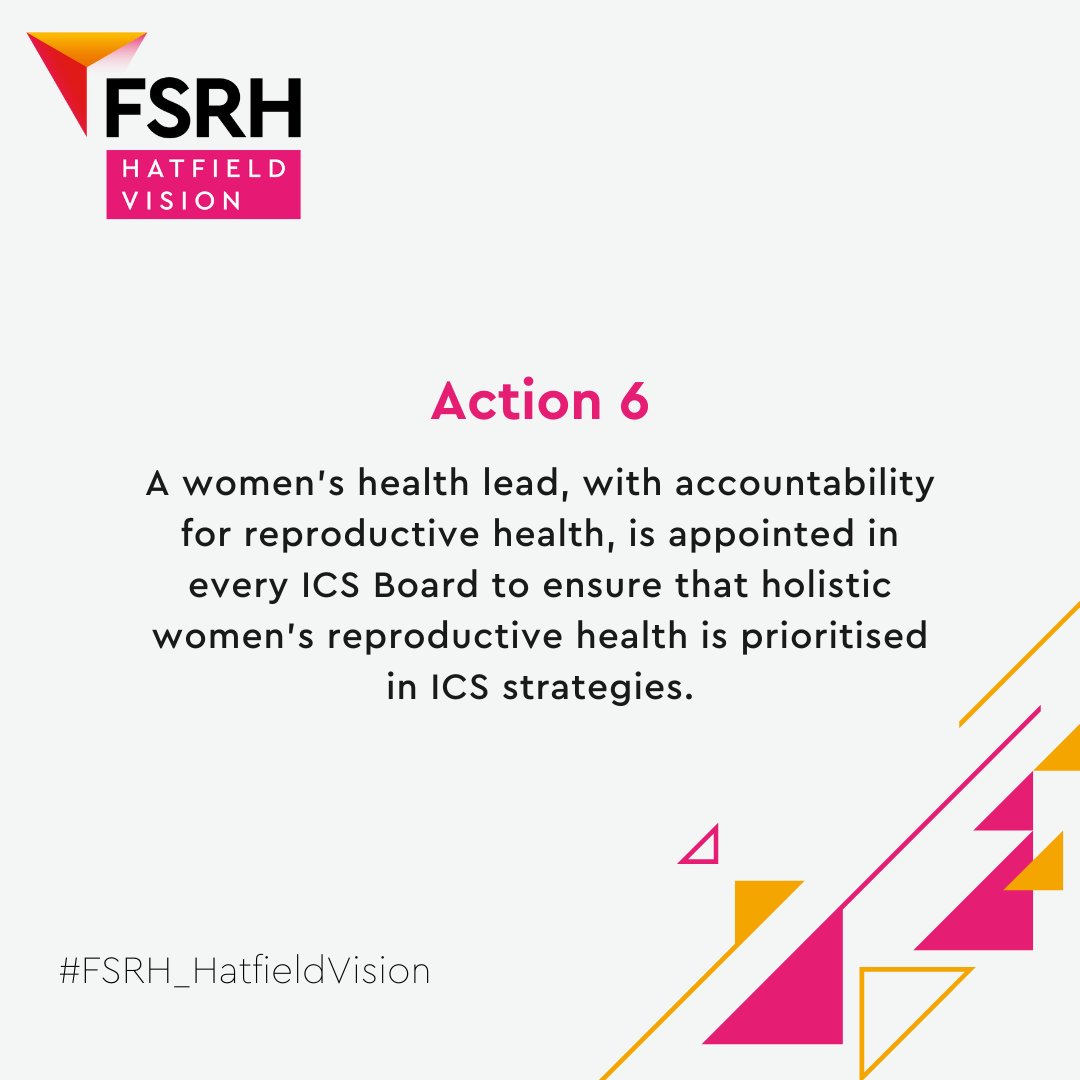 We welcome the announcement of the new network of Women's Health Champions, turning Action 6 of the #FSRH_HatfieldVision into reality! This step brings us closer to reducing inequalities in reproductive health. Find out more about the Hatfield Vision here: fsrh.org/news-and-advoc…