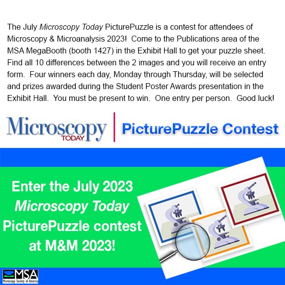 Microscopy Today tweet media