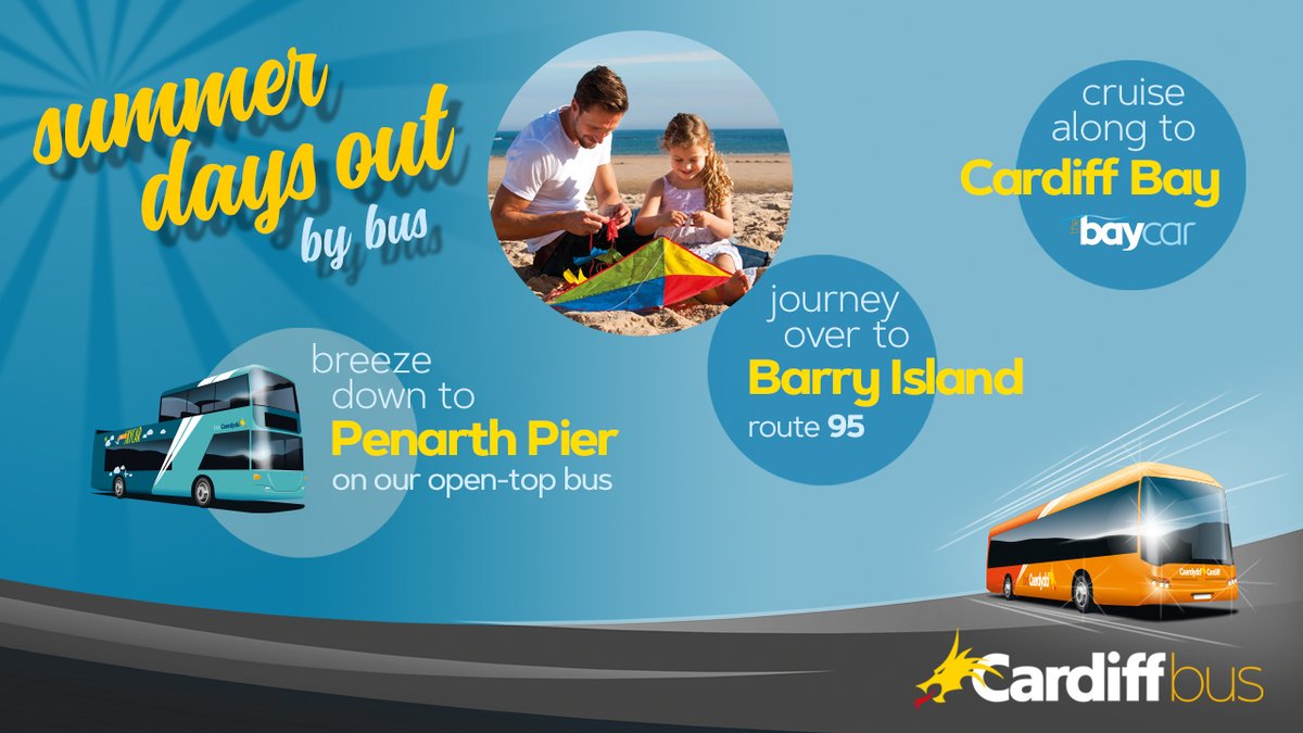 Enjoy days out this summer with @Cardiffbus & 30% off family app tickets with our exclusive code. Why not hop on the baycar to Cardiff Bay, or bask in the sunshine on their open-top bus to Penarth Pier? Find out more at: bit.ly/3XbGRgY