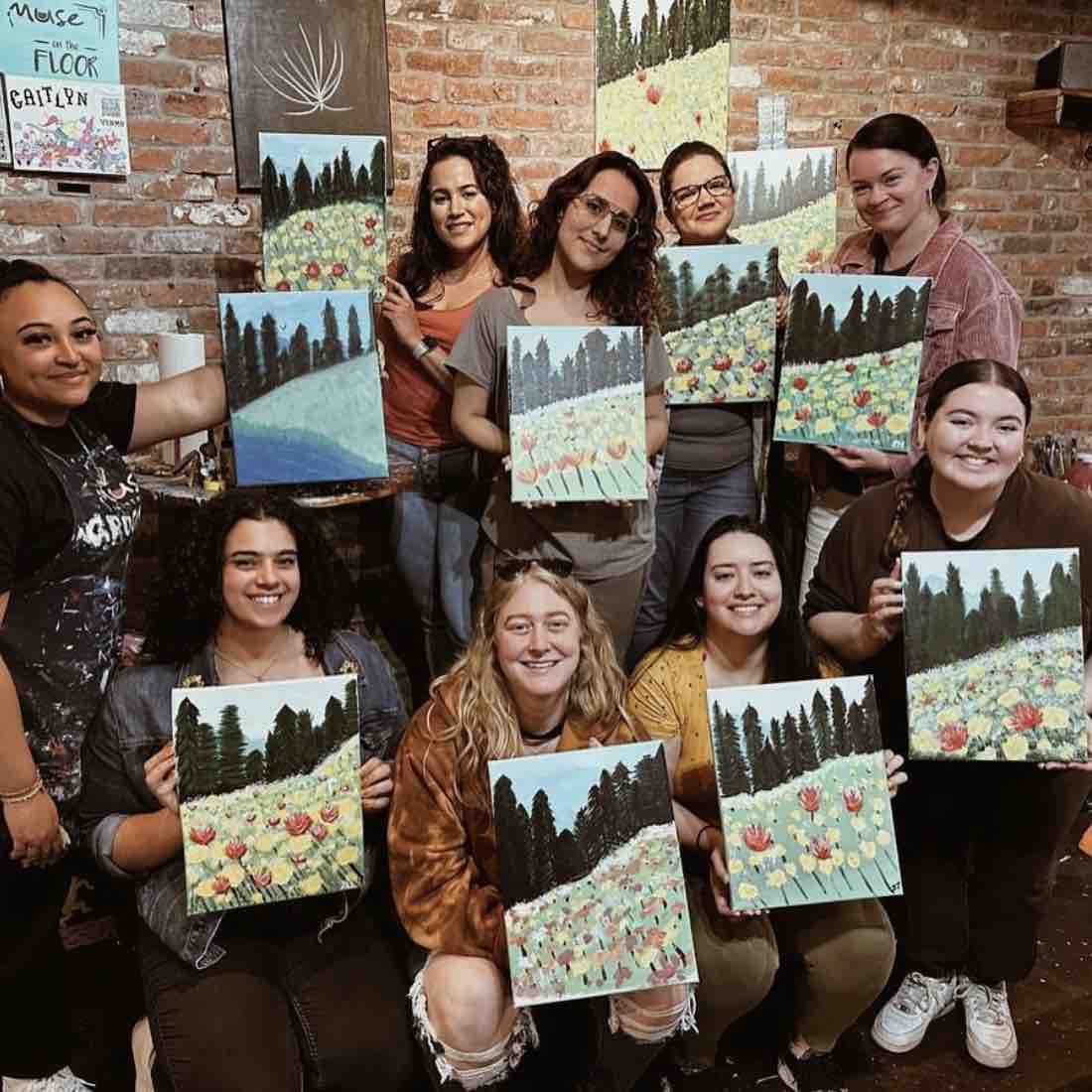 Oh, yes, it’s ladies night 💃 and the feeling’s right!

📸: @destiney.aliejah  

#musepaintbar #paintandsip #paintbar #findyourmuse #sipandpaint #sipnpaint #paintandpour #artbar #paintparty #art #paint #painting #learntopaint #artclass #girlsnight