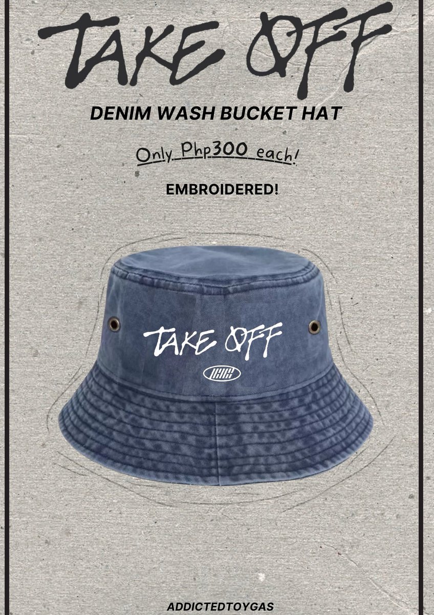 addictedtoygass's tweet photo. GIVEAWAY🎉🎉

1 DENIM TAKE OFF BUCKET HAT OR BASEBALL CAP

MECHANICS:
• can be shipped or meet up on con day
•Follow @addictedtoygas
•Just RT this twt and my PINNED twt
• will announce winner randomly.

#iKONinMANILA2023 https://t.co/baILF1H8Bn
