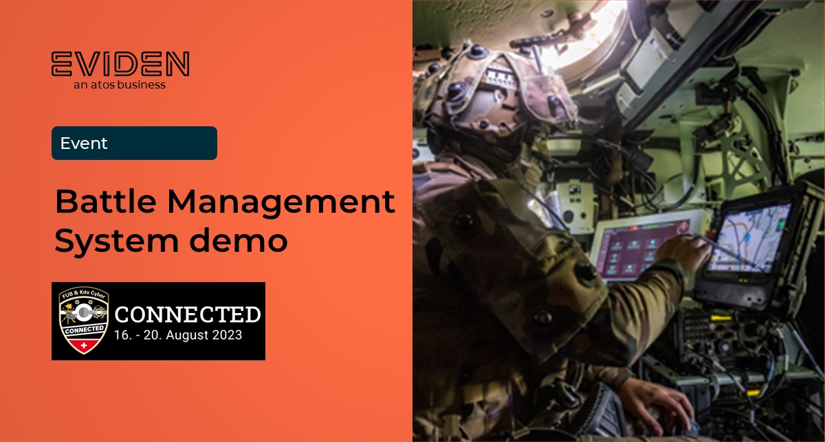 Entdecken Sie unser Battle Management System Demo auf der CONNECTED 2023!

📍 Booth E13
16 | 17 | 18 | 19 | 20 August 2023
Waffenplatz Kloten-Bülach, SWITZERLAND

#CollaborativeCombat #Defense #BattleManagementSystem
