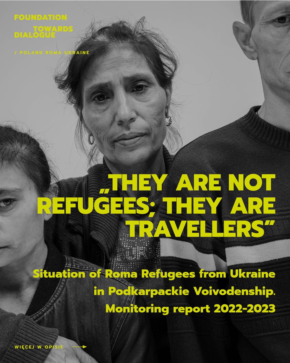 wStroneDialogu's tweet photo. Ukrainian Roma still face unequal access to assistance. Today, thanks to the support of Humanity Now, we are publishing a report on the situation of Roma refugees in the province of Podkarpackie.

https://t.co/e2UJV6lXwM https://t.co/zi4jLjuWDP