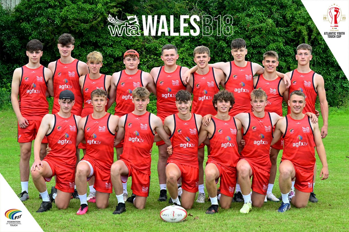 WalesTouch's tweet photo. Our 4 x Wales Youth squads at the Atlantic Cup 2023.

https://t.co/mBDsx1hiBQ

#WalesTouch
#AtlanticCup
#TouchRugby
#TouchFooty
#YouthRugby https://t.co/pXqNn5ECPR