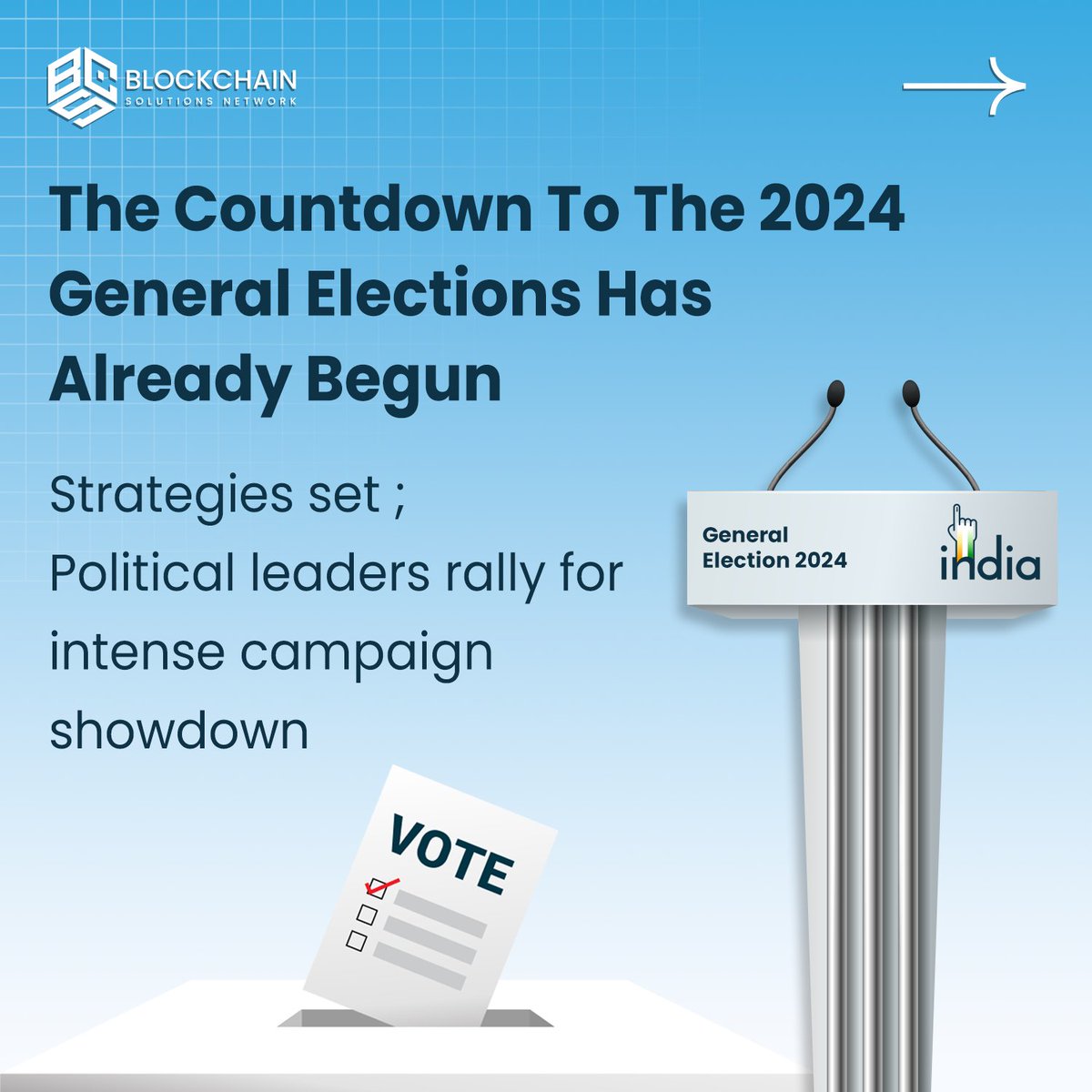 bcsnetwork's tweet photo. The future of voting is here!
#RemoteVoting #BlockchainVoting #2024Elections #BlockchainRevolution #FutureTech https://t.co/ZSVXBtmDrc
