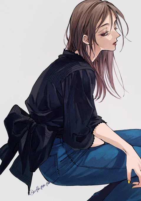 硝子さん  私は気怠げな女がレディな格好してるのが!好き!!