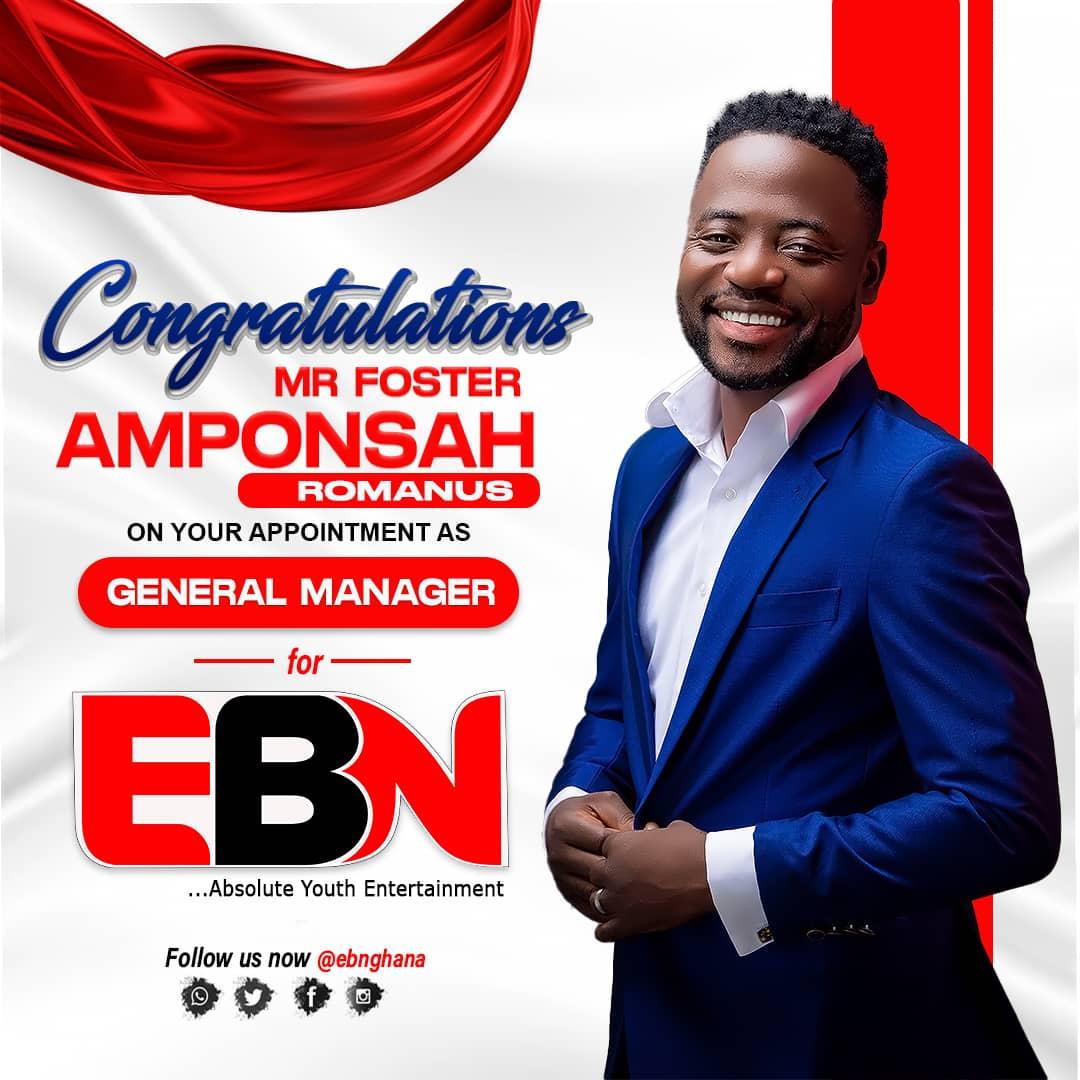 Congratulations to our General Manager 
@fosterromanus 
#ebnghana 
#generalmanager
#fyp